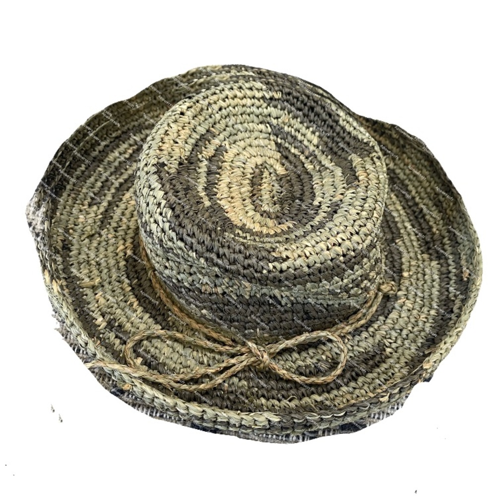Tommy Bahama rolled brim straw beach hat